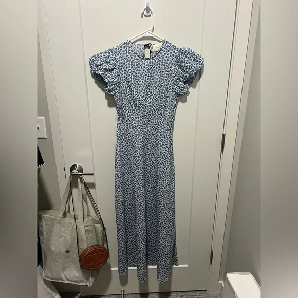 NWT Doen Romina Dress in Cornflower Hillside Bloom - Picture 5 of 11